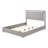 Contemporary 1Pc Bed W LED Headboard UV Finish Bedframe Bedroom Furniture-902008095-902008091