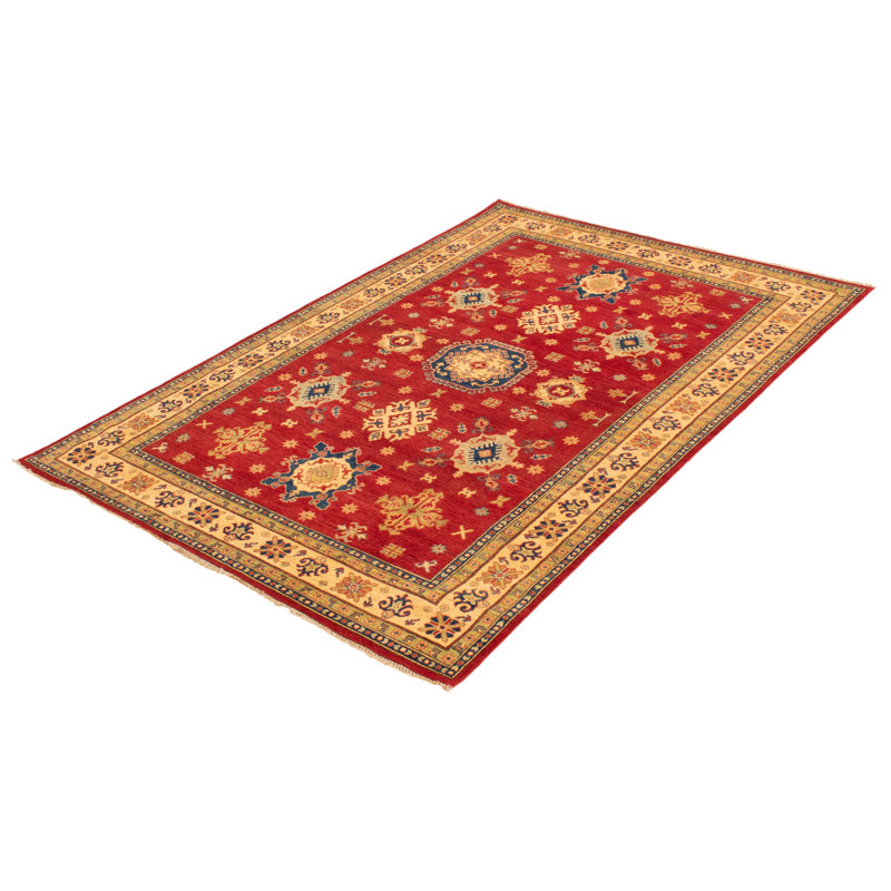 Tapis rouge foncé Finest Ghazni 6 pi 7 po x 9 pi 8 po