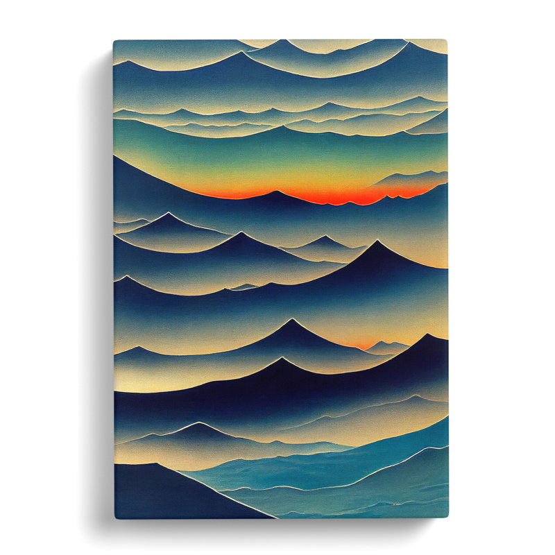 Ocean Seascape Abstract Vol.3 - Wrapped Canvas, 50cm H x 35cm W x 3cm D