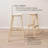 Beryl Upholstered Bar Height Stool (30in) - 2 pack, Blonde/Sesame PU Leather-1820802775-1820802774-1820802773