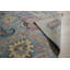 Tapis bleu clair noué à la main