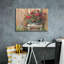 «Aanyla Geraniums On Chair on Canvas» par Carol Rowan, reproduction-113134397
