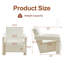 Fauteuil d'appoint rembourré en chenille Castillon Modern-991457350