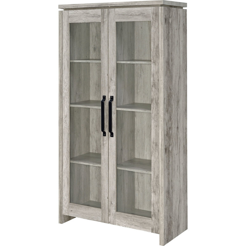 Armoire haute en bois d'ingénierie Myerson Grey Driftwood