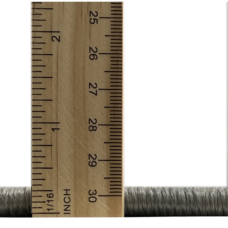 Tapis gris Deen, Rond 6 pi