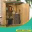 Armoire de rangement en bois pour l'extérieur Outsunny
