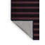 Tapis noir à rayures horizontales lavable à la machine-776924018