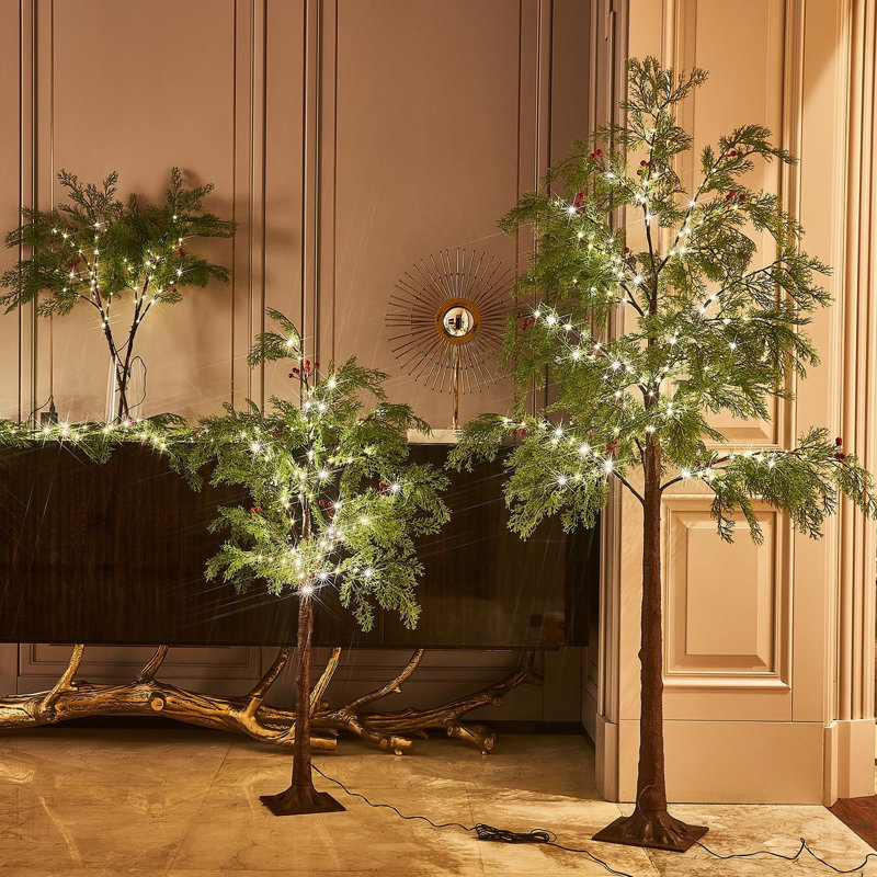 4FT Lighted Artificial Small Pine Tree