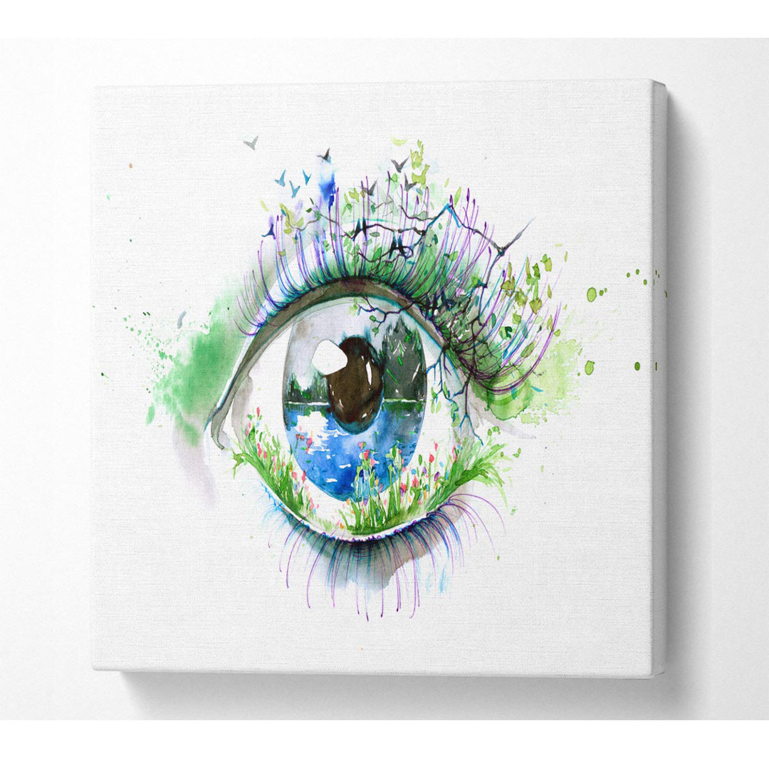 Aquarell Natur Auge - Druck