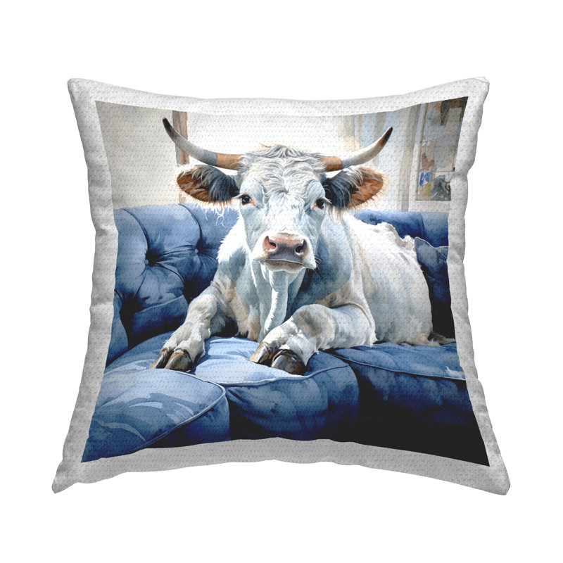 Housse de coussin en polyester pour l'intérieur / extérieur Ryley Gray