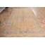 Grand tapis turc beige Anatolian rétro avec un motif tribal en laine Oushak, idéal pour le salon