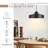 Kameko 1 - Light Matte Black Single Pendant