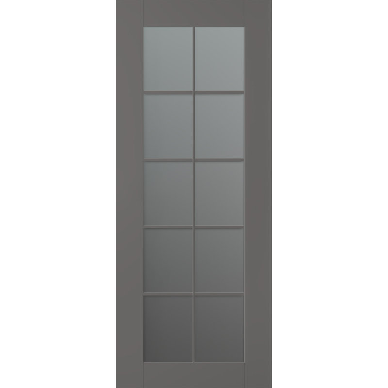 Panneau de porte standard Avon, 28 po x 83 po, Noir
