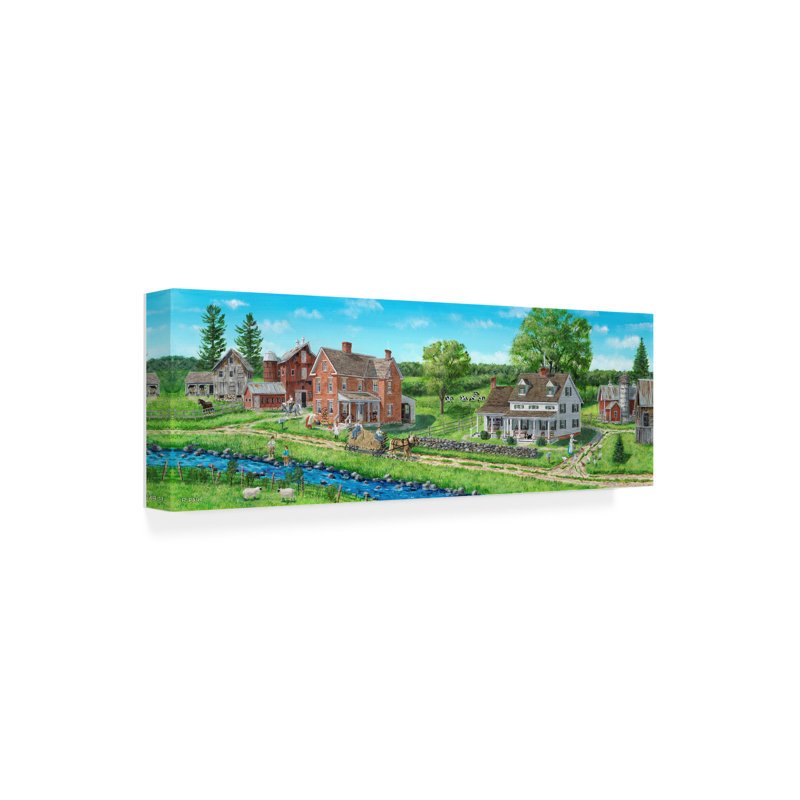 Guisell Bob Fair View of Summer sur toile, H 10 po x l 32 po x P 2 po