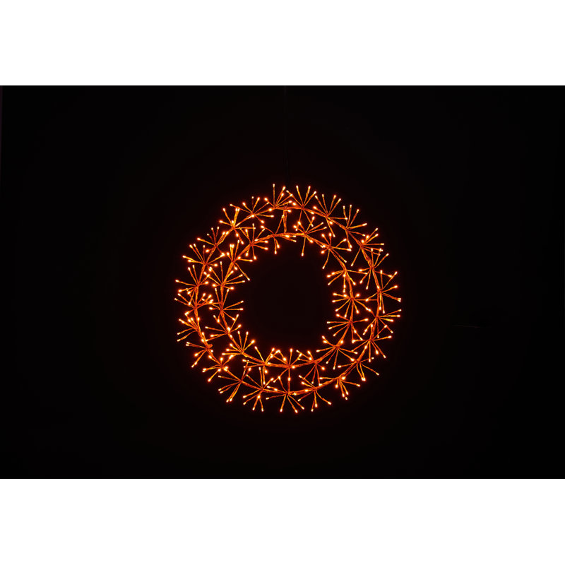 Couronne lumineuse 24 po, Orange