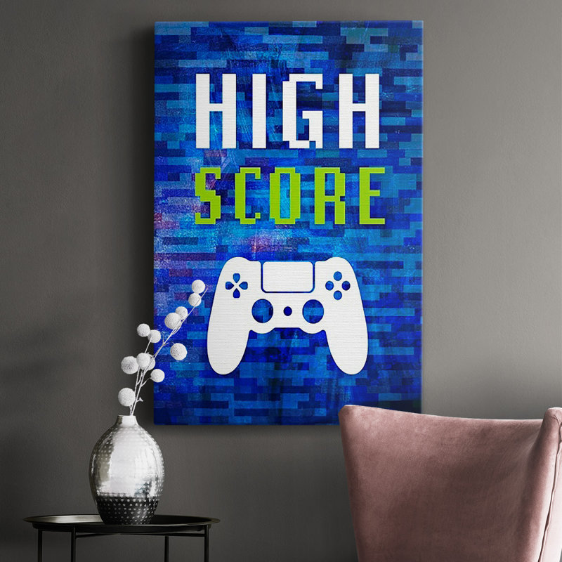 " It's Game On I ", 18" H x 12" W x 1" D
