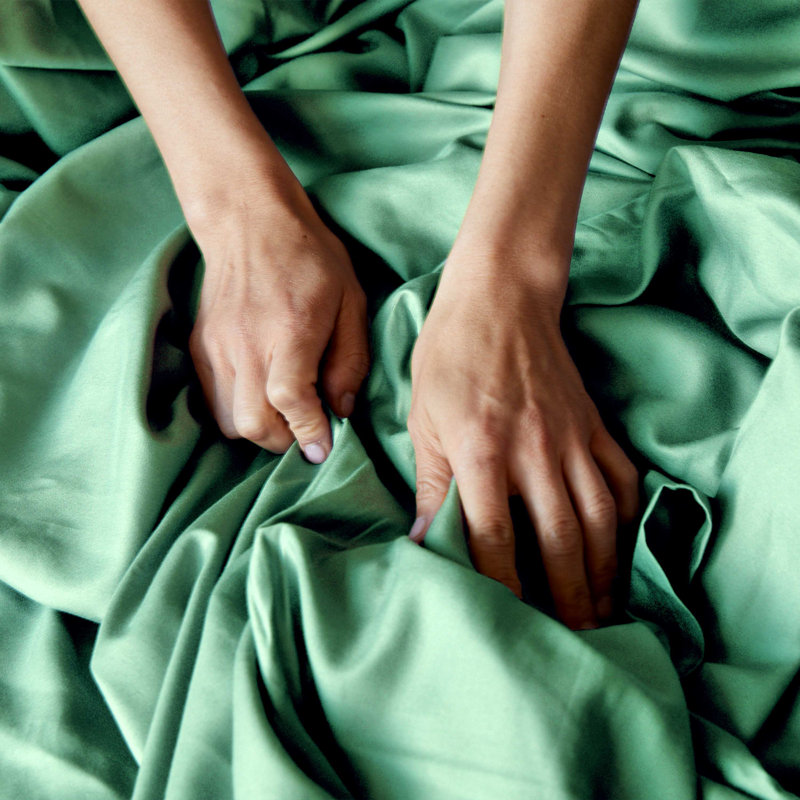 Ensemble de draps BedVoyage - 100% viscose de bambou - Froid et léger, Très grand, Verre de mer