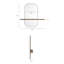 Grand miroir solstice ovale en noyer-1273797100