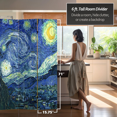 Wellston Van Gogh Room Divider