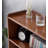 Floor-To-Ceiling Bookcase With Solid Wood Simple Storage.-193784931