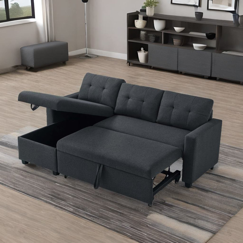 Canapé modulaire Morphew, Lin gris