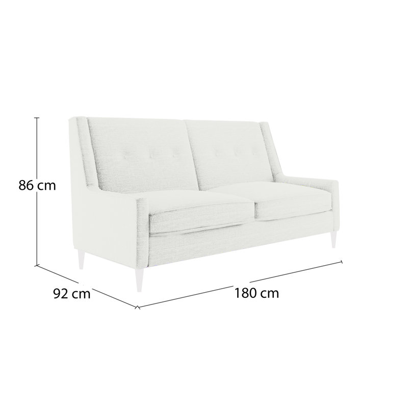 Augusta Plaza Sofa, Light Brown