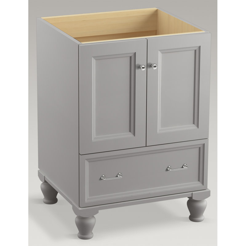 Base de meuble-lavabo simple 24 po Damask®, Mohair gris