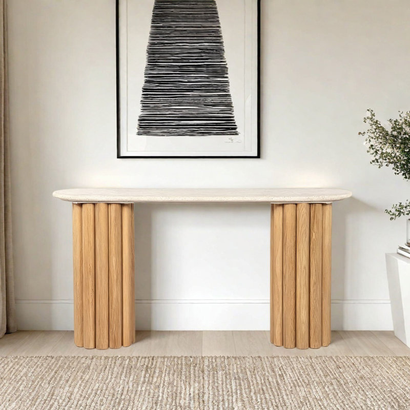 Console Retro Minimalist Art, H 31,5 po x l 70,87 po x P 15,75 po