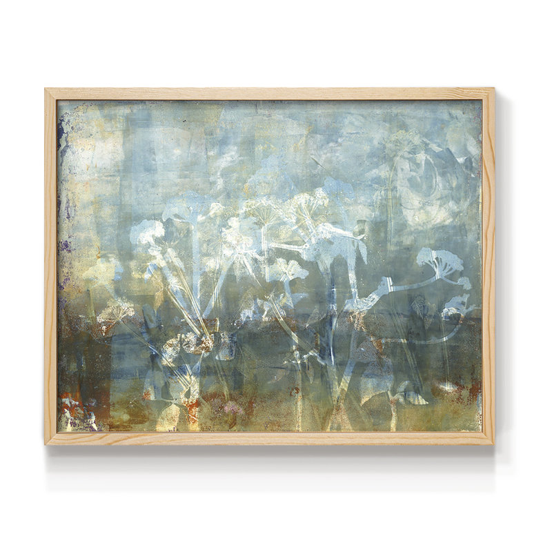 Bord de l'eau - reproduction encadrée - réversible, H 8 po x l 10 po, Naturel