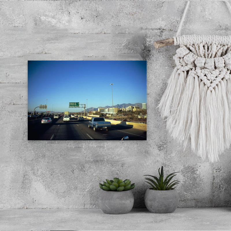 Trucker Series Traffic on a highway Interstate 10 Tucson Pima County Arizona USA 1 Piece Wrapped Canvas Wall Art