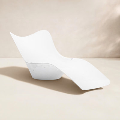 Wave 34" Patio Chaise Lounge