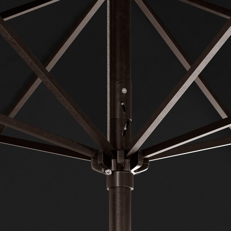 Parasol de marché 7 pi 6 po, Noir - Pacifica Premium