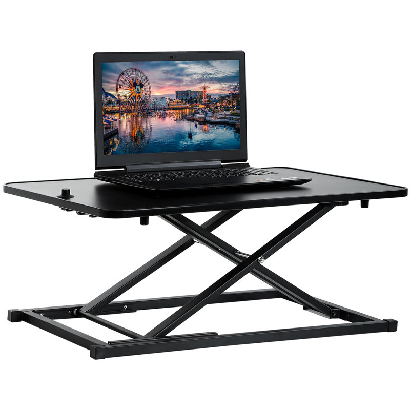 Adjustable Metal Base Standing Desk Converter