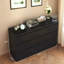 Commode 6 tiroirs, commode de chambre à coucher avec comptoir spacieux, armoire de rangement en bois-780086413