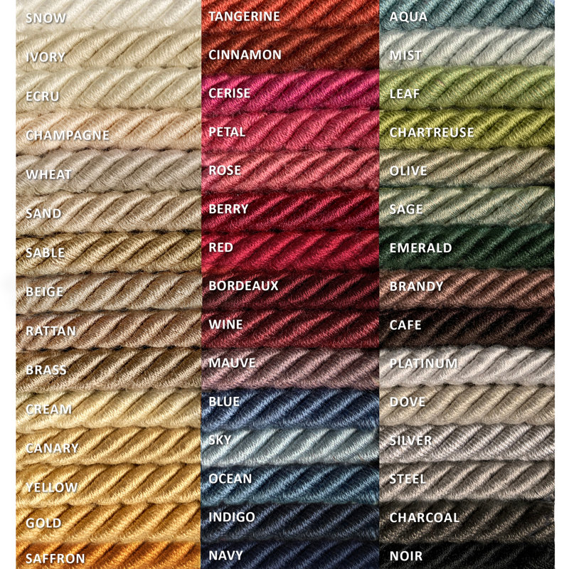 Passementerie Volume I Picardy Cotton Blend Fabric, Ecru