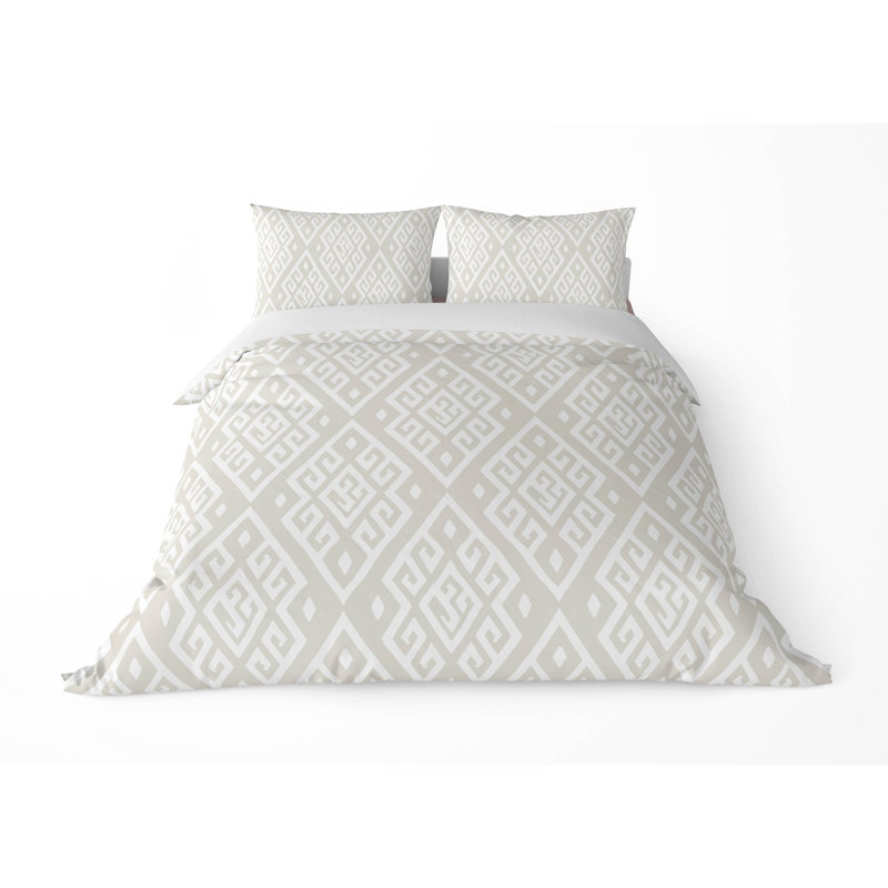 Athana 3- Piece Decorative Lightweight Comforter Set, Queen Comforter + 2 Standard Pillowcases, Ivory