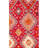 Hand Tufted Wool/Cotton Southwestern Rug in Red/Gold-1785461131