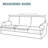 Velvet Stretch 4 Piece T Cushion Sofa Slipcovers for 3 Couch Covers with 3 Individual T Cushion Covers Machine Washable-612542332-613199366