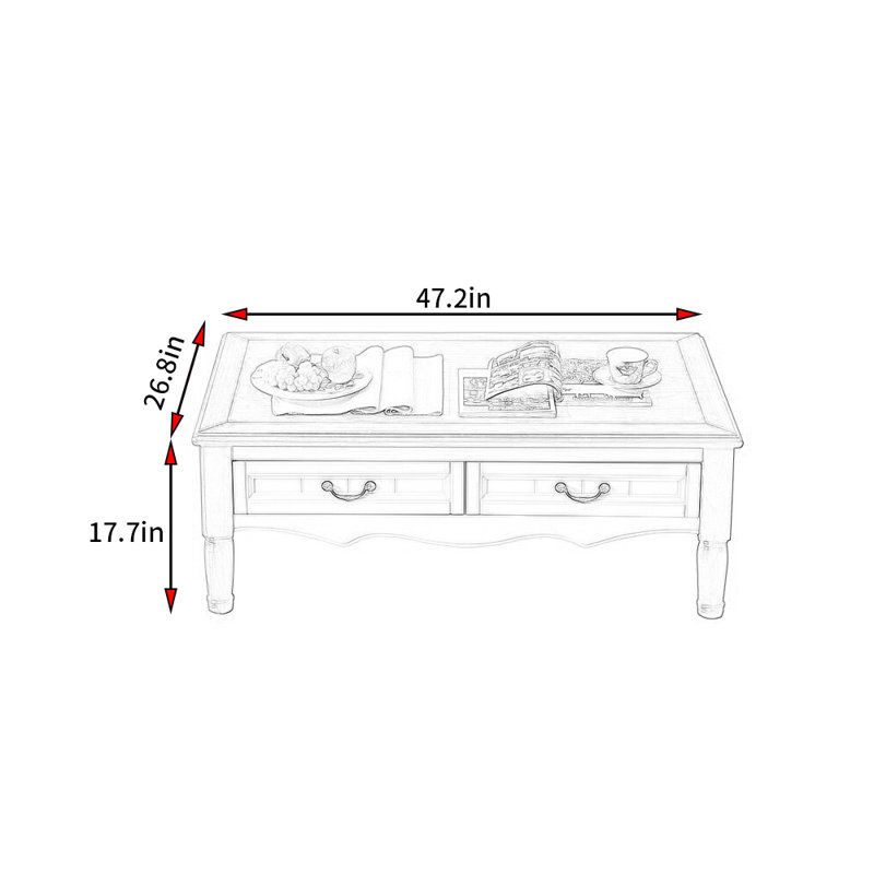 Table basse American Classic