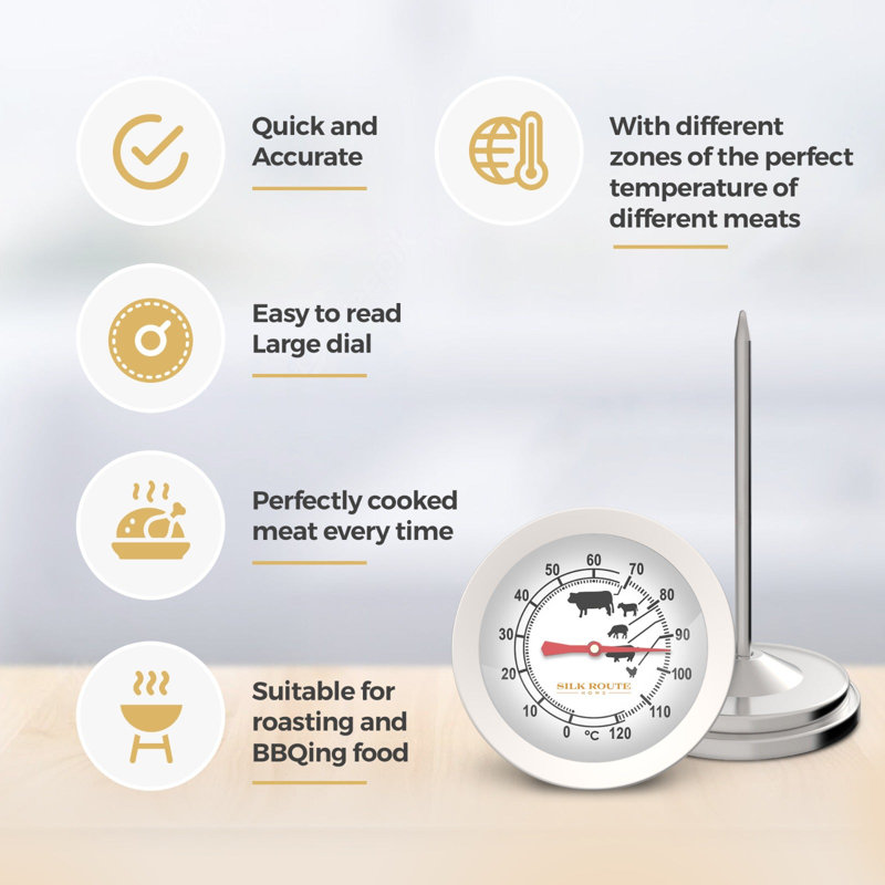 Stainless Steel Meat Thermometer
