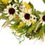 Couronne de tournesol artificielle 24 po beige