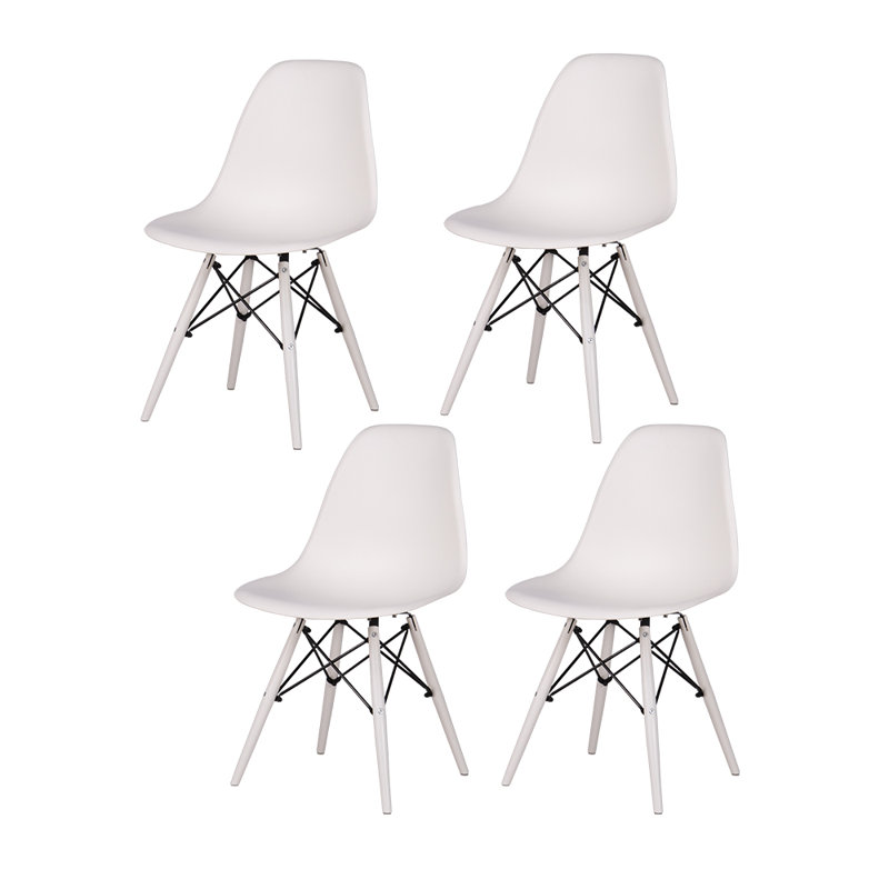 Chaise en résine Nekhi C, Blanc