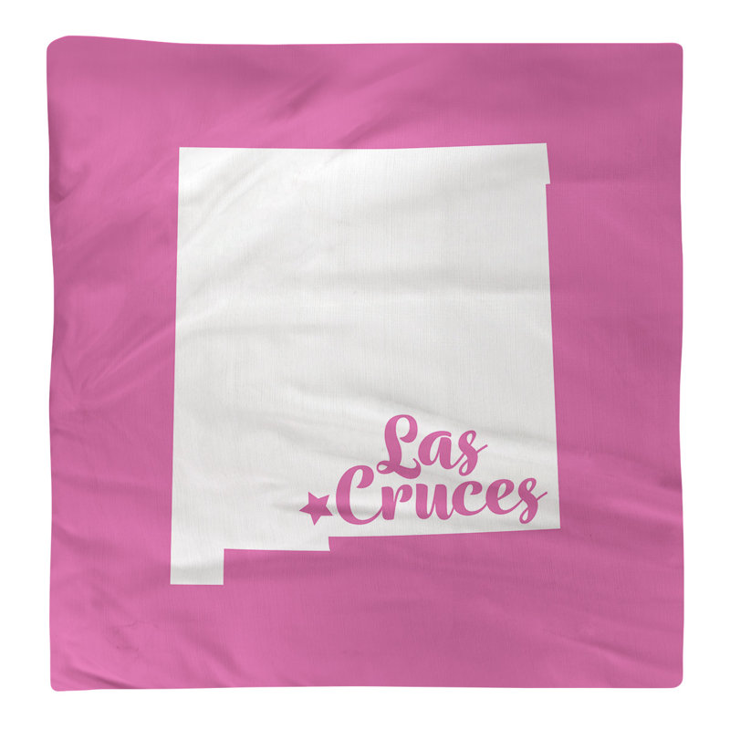 Serviette de new mexico las cruces, Rose, l 22 po x P 22 po, Coton