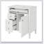 Meuble-lavabo de salle de bain 30 po avec lavabo supérieur, meuble-lavabo moderne avec 2 tiroirs et tiroir basculant, meuble-lavabo simple-2102171333
