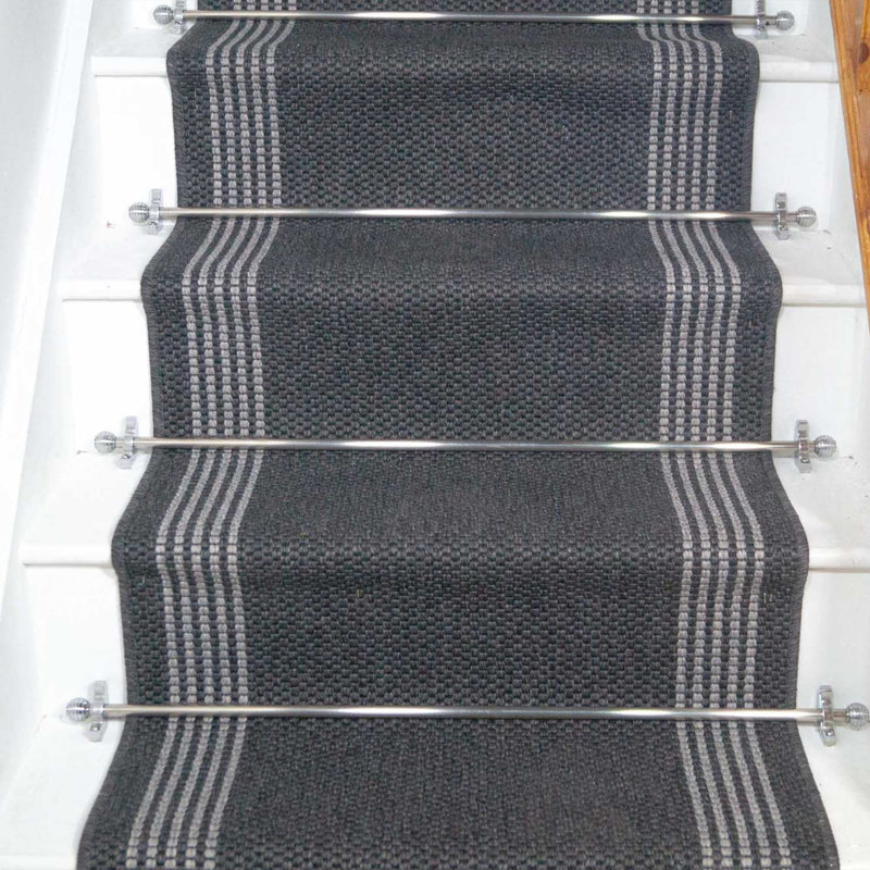 Stair Runner Striped Area Rug, Runner 66 x 720 cm