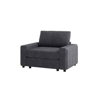 Grandon 52" Modern Oversized Accent Chair with Square Arms
