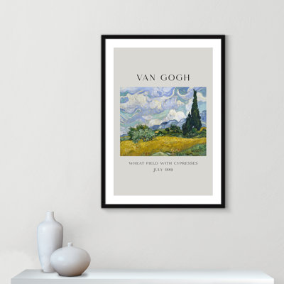 Collection «Old Fields with Cypresses» par Vincent Van Gogh