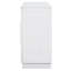 Buffet blanc à 4 portes, tablettes réglables pour rangement polyvalent avec 4 portes et tablettes, armoire de rangement spacieuse dans les espaces de vie-2088693895