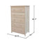 Commode 5 tiroirs Calumet Heimann-101528225