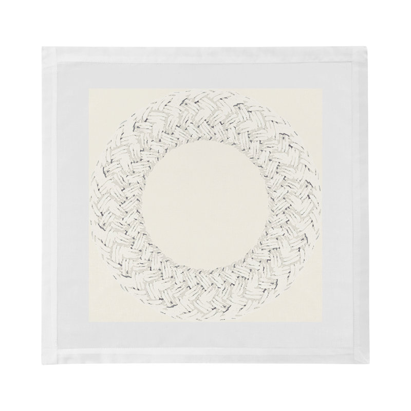 Raffia Cotton Sateen Dinner Napkins